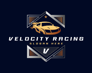 Automotive Racing Car logo design