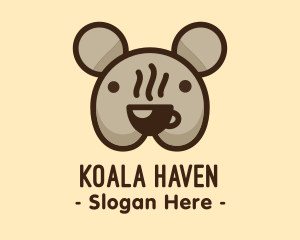 Koala Bear Australian Coffee logo design