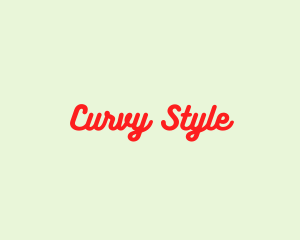 Curvy - Retro Curvy Script logo design