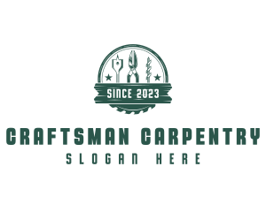 Carpenter - Industrial Carpenter Tools logo design