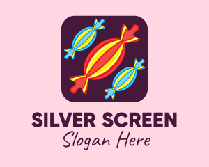 Snack - Sweet Candy Mobile App logo design