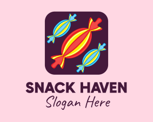 Sweet Candy Mobile App logo design