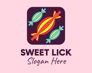 Sweet Candy Mobile App logo design