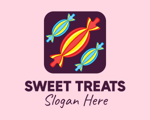Sweet Candy Mobile App logo design