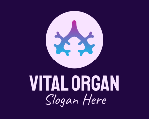 Pulmonary Artery Organ logo design