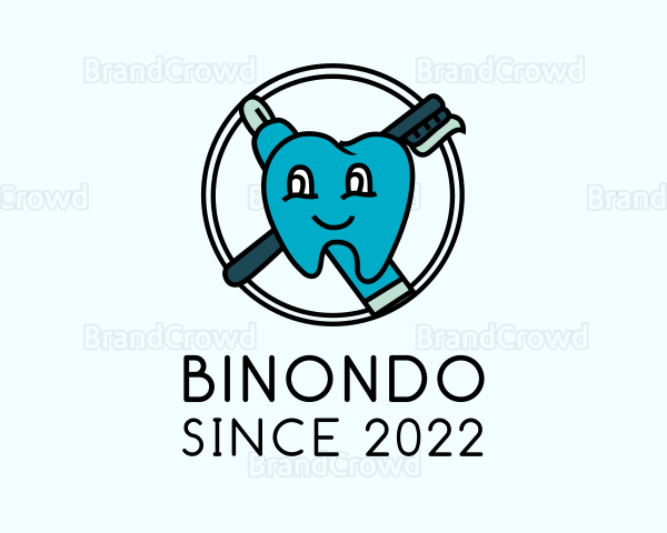 Pediatric Dental Care Emblem Logo