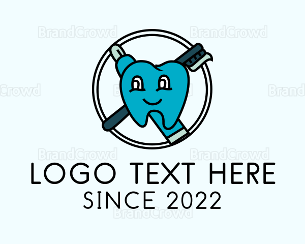 Pediatric Dental Care Emblem Logo