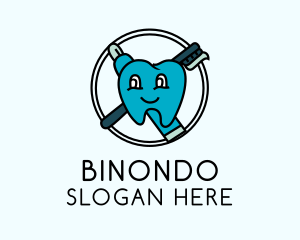 Pediatric Dental Care Emblem  Logo