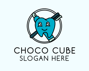 Pediatric Dental Care Emblem  Logo