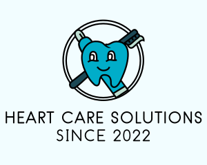 Pediatric Dental Care Emblem  logo design