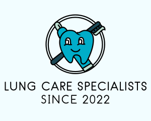 Pediatric Dental Care Emblem  logo design