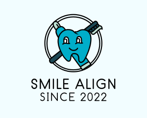 Orthodontic - Pediatric Dental Care Emblem logo design