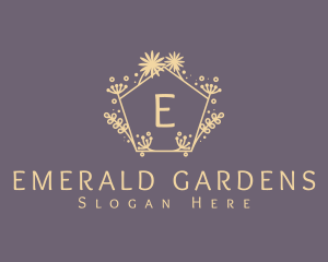 Botanical Flower Wellness logo design