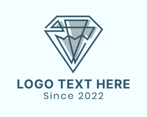 Fashion - Crystal Diamond Jewel logo design