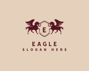 Law - Pegasus Shield Firm logo design