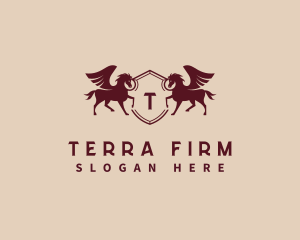 Pegasus Shield Firm logo design