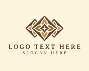 Floor - Floral Tile Flooring logo design