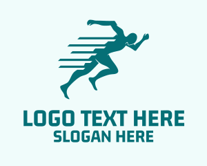 Marathon - Fitness Sprint Run logo design