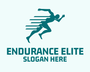 Triathlon - Fitness Sprint Run logo design
