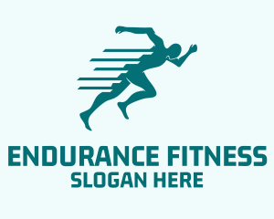 Endurance - Fitness Sprint Run logo design
