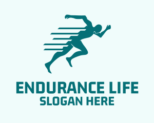 Endurance - Fitness Sprint Run logo design