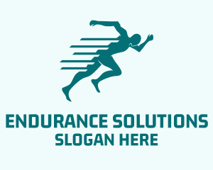 Endurance - Fitness Sprint Run logo design