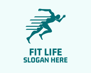 Fitness Sprint Run logo design