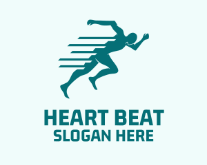 Marathon Sprint Run logo design