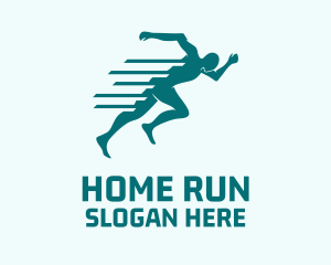 Marathon Sprint Run logo design