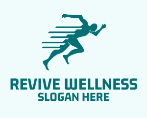 Rehab - Fitness Sprint Run logo design