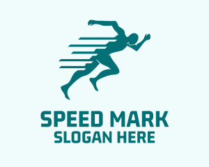 Marathon Sprint Run logo design