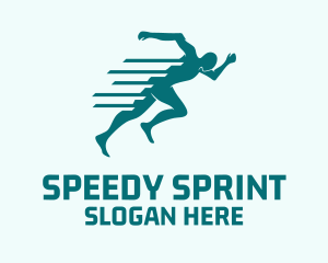 Sprint - Fitness Sprint Run logo design