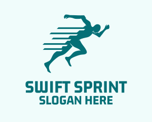 Marathon Sprint Run logo design