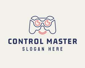 Controller - Happy Gamer Controller logo design