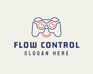 Happy Gamer Controller logo design