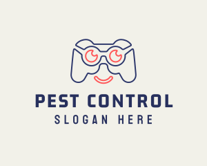 Happy Gamer Controller logo design