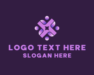 Events Organizer - People Community Support logo design