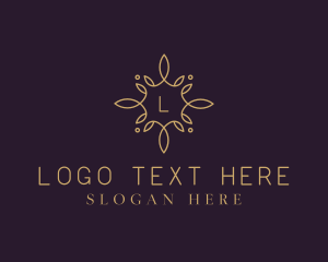 Elegant - Floral Wellness Salon Spa logo design