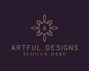 Floral Wellness Salon Spa logo design