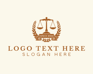 Judiciary - Attorney Legal Notary logo design