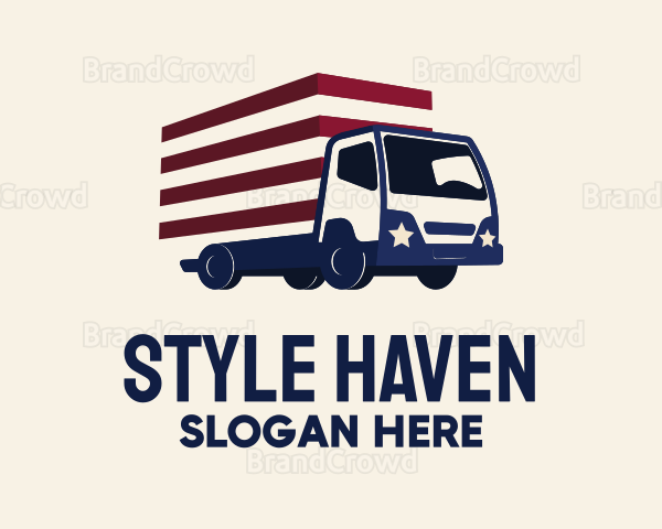 American Logistics Truck Logo