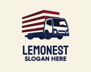 Transport - American Logistics Truck logo design