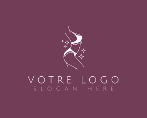Girl - Woman Sexy Lingerie logo design