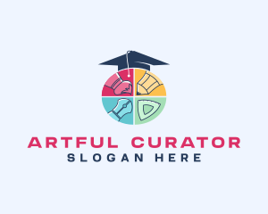 Daycare Art Kindergarten logo design