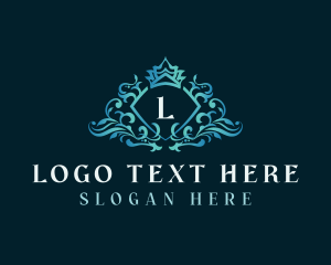 Luxe - Ornamental Luxury Crown logo design