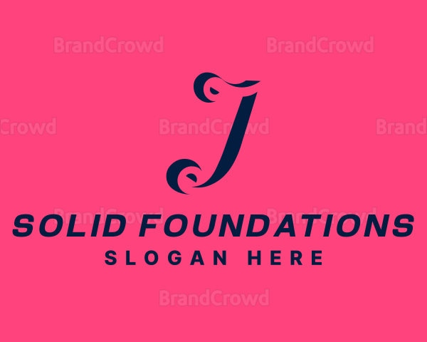 Feminine Fashion Cursive Logo