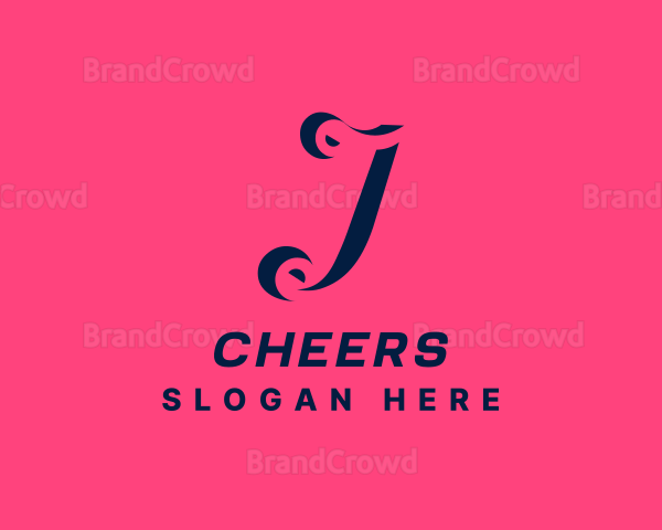 Feminine Fashion Cursive Logo