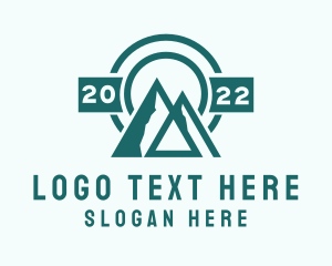 Alpine - Mountain Peak Travel logo design