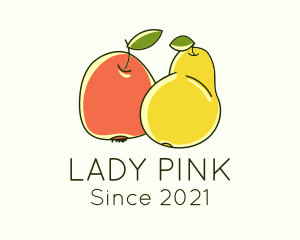 Juice Stand - Pear & Peach Harvest logo design