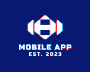 App - Static Motion Letter H Arrow logo design